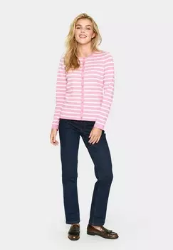 Кардиган MILA STRIPED Saint Tropez, розовый