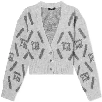 Кардиган MISBHV M Argyle Knit, серый