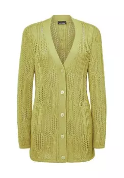 Кардиган MIT KNPFEN GOLDNER, светло-зеленый