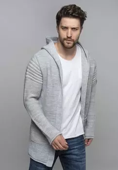 Кардиган MIT LOGOPATCH CARISMA, цвет grau