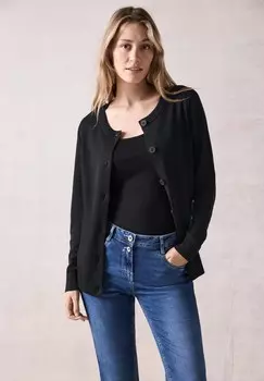 Кардиган MIT RUNDHALS Cecil, черный