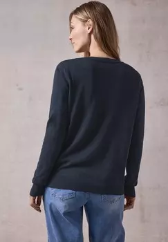 Кардиган MIT RUNDHALS Cecil, синий