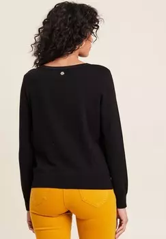 Кардиган MIT RUNDHALSAUSSCHNITT Breal, черный