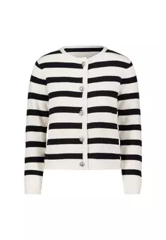 Кардиган Mit Streifen zero, кремово-синий