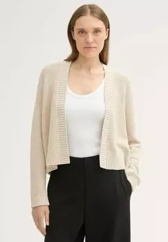 Кардиган MIT STRUKTUR TOM TAILOR, бежевый