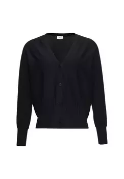 Кардиган MIT STRUKTURMUSTER AM SAUM s.Oliver BLACK LABEL, черный