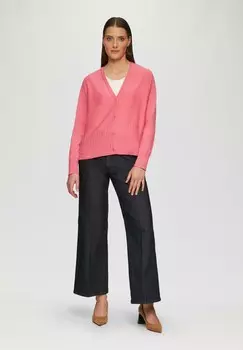 Кардиган MIT STRUKTURMUSTER AM SAUM s.Oliver BLACK LABEL, розовый