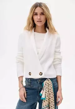 Кардиган MIXI blue shadow, белый