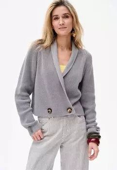 Кардиган MIXI blue shadow, серый