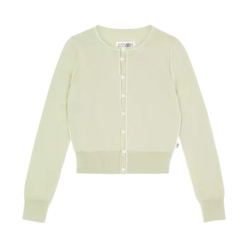 Кардиган MM6 Maison Margiela Knit 'Forest', зеленый