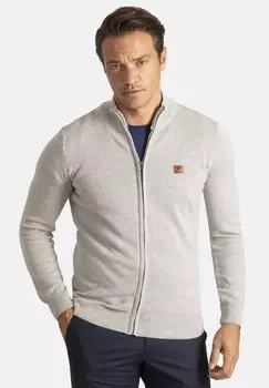 Кардиган MODERN FIT HONEYCOMB Williot, цвет grey melange