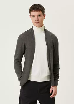 Кардиган модной вязки Allsaints, серый