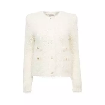 Кардиган Moncler Cardigan White, белый