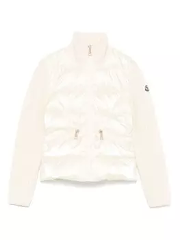 Кардиган Moncler Enfant со вставками, серый