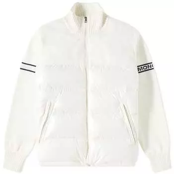 Кардиган Moncler Padded Wool Blend, белый