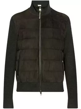 Кардиган Moncler со вставками, серый