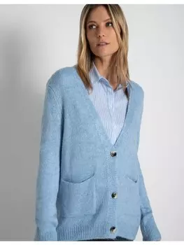 Кардиган More & More Strickjacke, синий