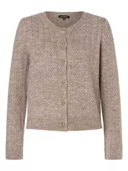 Кардиган More & More Zopfstrickjacke, бежевый