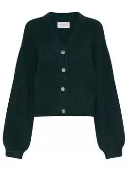 Кардиган MOSS COPENHAGEN, темно-зеленый