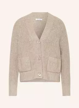 Кардиган MRS & HUGS mit Glitzergarn, бежевый