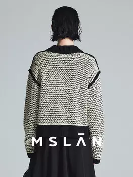 Кардиган Mslan с лацканами, черный