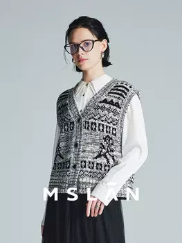 Кардиган Mslan с рисунком