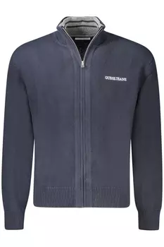 Кардиган мужской Guess Jeans на молнии с логотипом бренда, синий