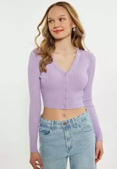 Кардиган myMo, фиолетовый