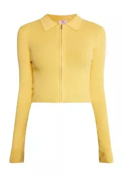 Кардиган MYMO Knit Cardigan Keepsudry, желтый