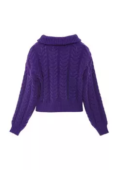 Кардиган myMo, темно-фиолетовый
