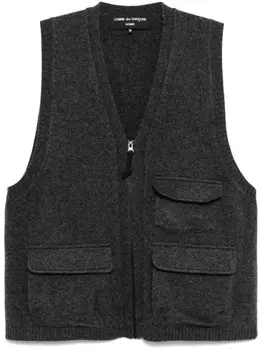 Кардиган на молнии Comme des Garons Homme, серый