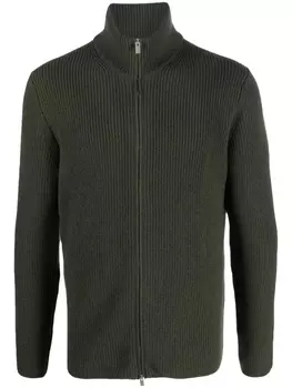 Кардиган на молнии Dell'oglio, зеленый
