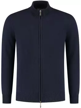 Кардиган на молнии Doriani Cashmere, синий
