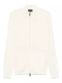 Кардиган на молнии Emporio Armani, нейтральный