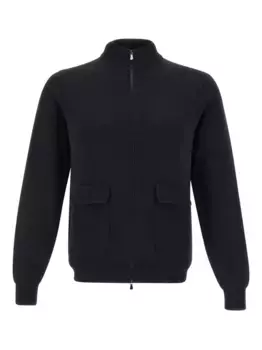 Кардиган на молнии Filippo De Laurentiis, черный