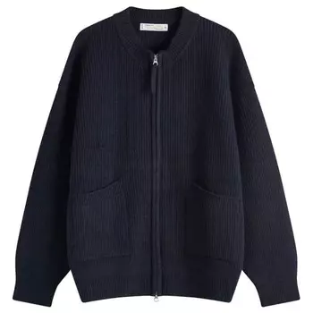 Кардиган на молнии из шерстяной палубы Frizmworks, синий