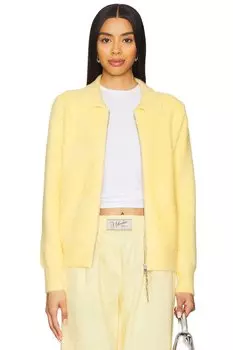 Кардиган на молнии Milkwhite, yellow