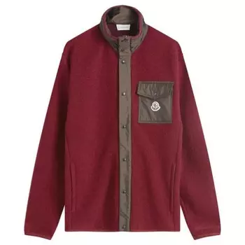 Кардиган на молнии Moncler, красный