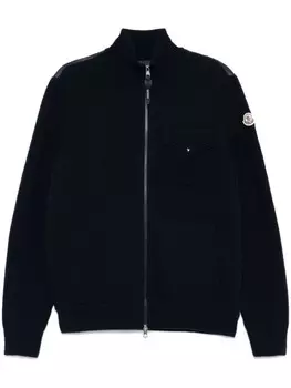 Кардиган на молнии Moncler, синий