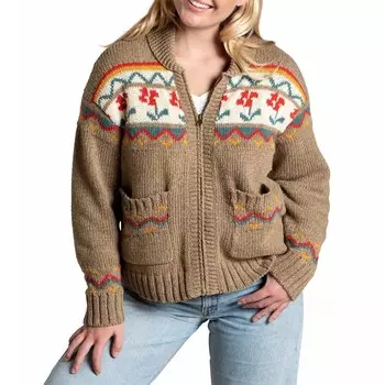 Кардиган на молнии Toad &amp; Co Nitsa, коричневый