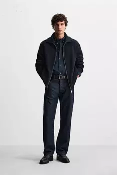 Кардиган на молнии ZARA, темно-синий