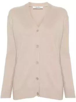 Кардиган на пуговицах из смесовой шерсти 'S Max Mara, нейтральный
