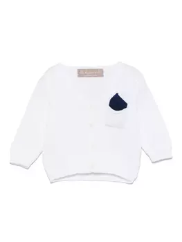 Кардиган на пуговицах La Stupenderia, белый