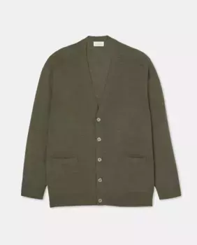 Кардиган на пуговицах, мужской, большие размеры Emidio Tucci, цвет Kaki
