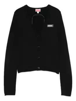 Кардиган на пуговицах с логотипом KENZO, черный
