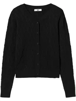 Кардиган на пуговицах TWINSET, черный