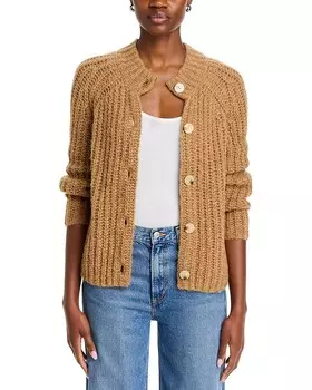 Кардиган на пуговицах Vince, коричневый/бежевый
