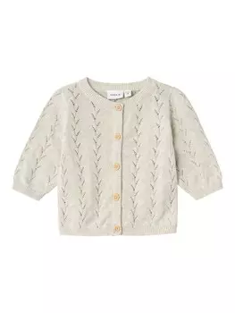 Кардиган NAME IT Knit Cardigan NKFBanni, пятнистый бежевый