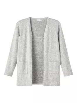 Кардиган NAME IT Knit Cardigan Victi, цвет mottled grey