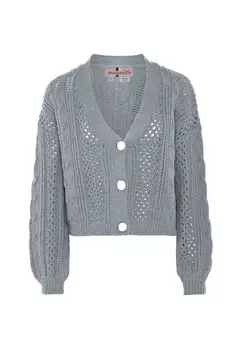 Кардиган nascita Knit Cardigan, серый